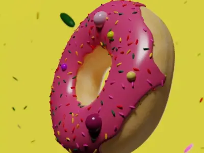 Donut 3D model