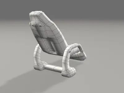 scifi recliner 3D model