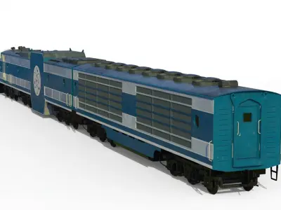 X-12 atomic locomotive concept 3D model