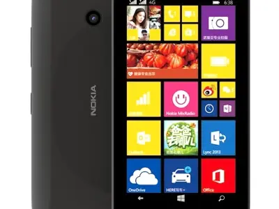 Nokia Lumia 638 Black 3D model