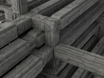 Sci-Fi Shapes - The Neverend 3D model