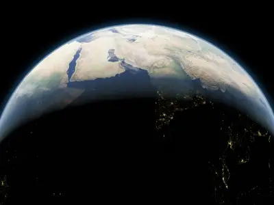 Photorealistic Earth 43K 3D model