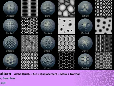 60 Alpha pattern Vol 2 Texture
