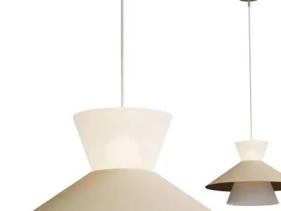 billy cotton bennett pendant lamp Low-poly 3D model