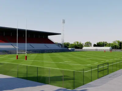 Stadio Plebiscito - Padova - Italy 3D model