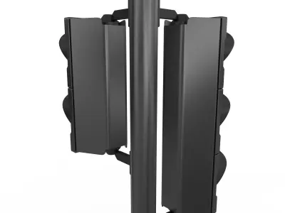 Traffic Light Low-poly 3D model