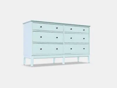 IDANAS Chest of 6 drawers Low-poly 3D model