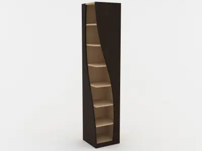 Exquisite Bookcase - 3ds Max 3D model