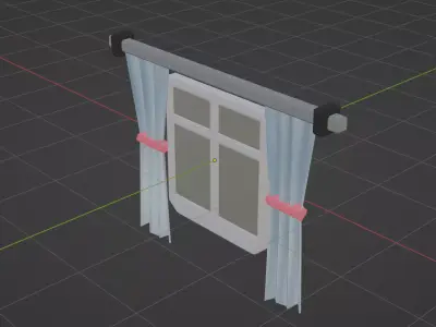 Window Free 3D model 4