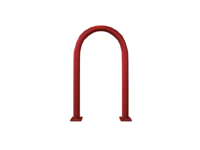 Hoop Rack v1 006 Low-poly 3D model