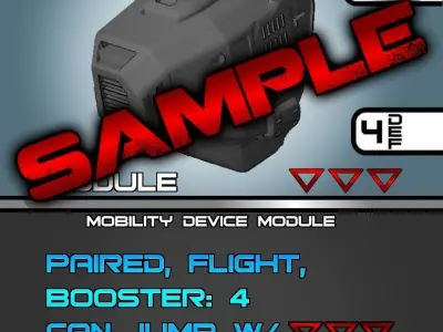 CHIBI-TECH SD - BOOSTER-RX         3D print model