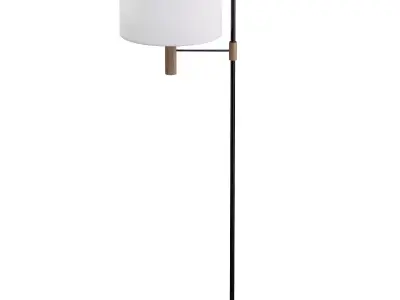 WEEKEND floor lamp with shade 3D model