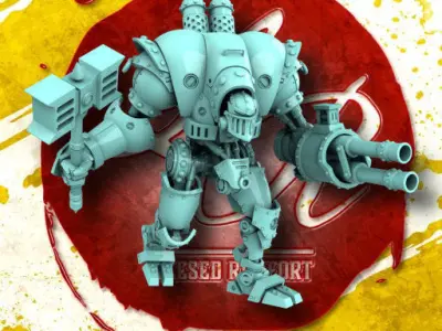 Lesser Blu Steamknight  3D print model