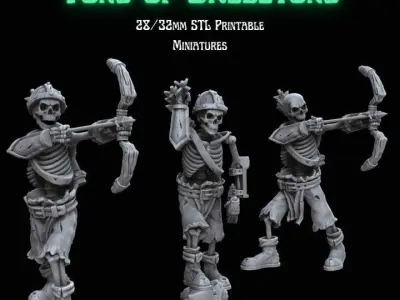 TONS OF SKELETONS - ALL IN PACK 3D print model