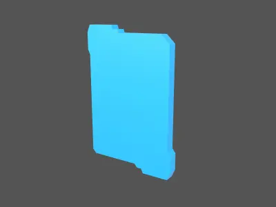 UHD High tech Graphical Interface v8 003 Low-poly 3D model