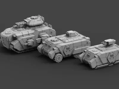 Armored Might Full Release 3D print model