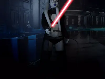 Dark Sider Female 3D print model