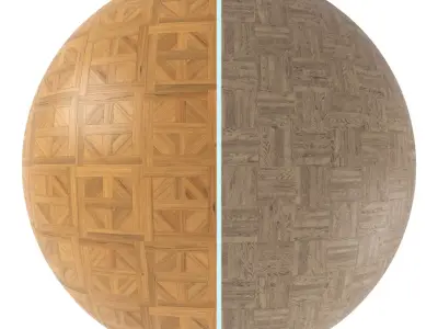 Parquet - Laminate - Wooden floor 2 in 1 3D model shop