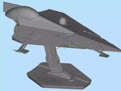 Delta-7 Star Wars  3D print model