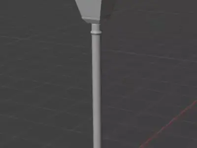 Park lamp 3D print model