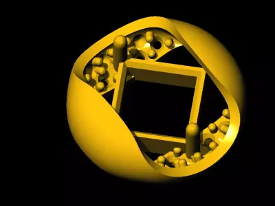 Tops earrings   3D print model