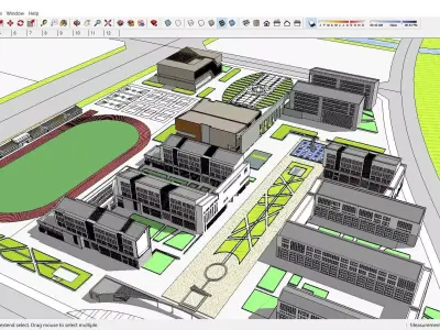 Sketchup School and University 135 3D model