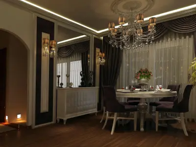 HK Living Room3 Classic Royal 3D model