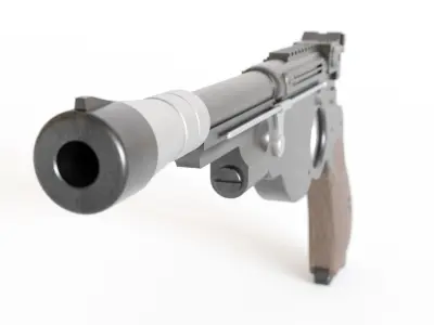 The Mandalorian Blaster 3D model