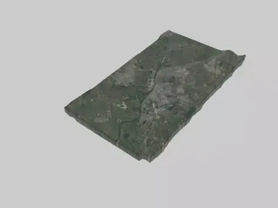 Rostov-na-Donu City Low-poly 3D model