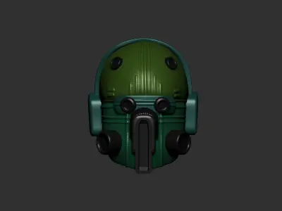 helmet high poly sculpt 3d printable  3D model 119