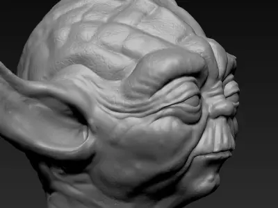 STAR WARS - LIFE SIZE YODA  3D model