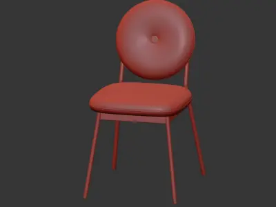 CHAIR MIST BEIGE 3D model