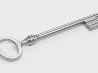 New Key V2 - Universal Hollow Barrel Skeleton Key 3D model