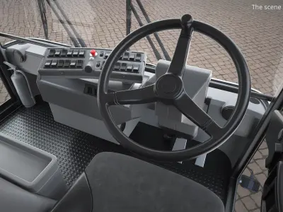  Municipal Road Sweeping Machine White 