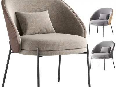 Kave Home Eamy Armchair 3D model