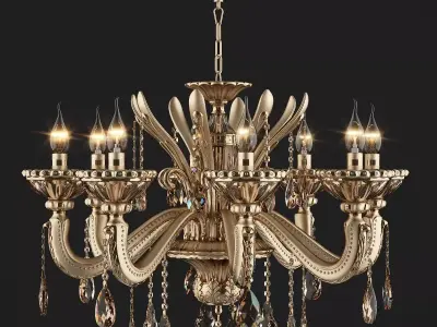 698082 Alzata Osgona Chandelier 3D model