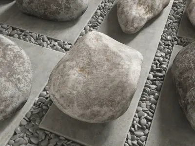 Flowerbed  street decor  square 3D model