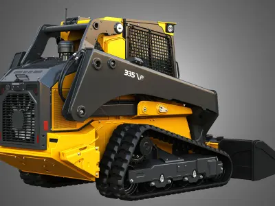 335 P-Tier Compact Track Loader - Bucket 3D model