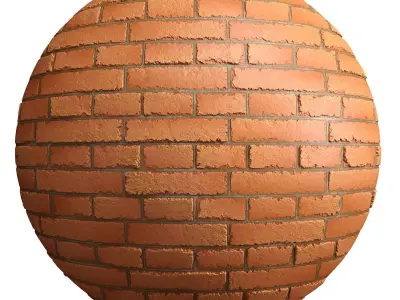 Materials 11- Brick Tiles PBR in 4 Patterns Texture