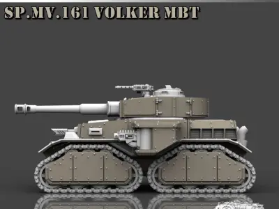 SPMV 161 VOLKER MBT V2 3D print model