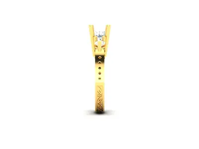 Women Ring  Render 3dm STL OBJ FBX Details 3D print model 433