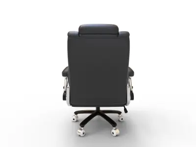 Big and Tall Leather Office Chair 3D model