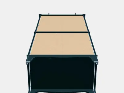 LOMMARP Cabinet with glass doors 3D model