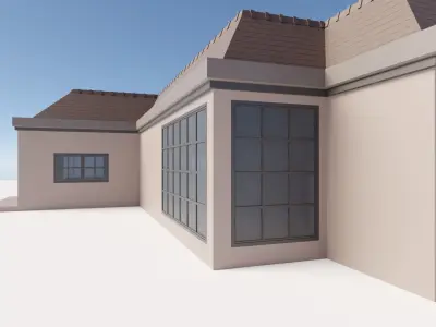 Single storey house 2 3D model