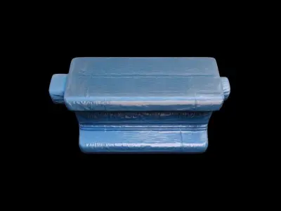 3d Model Plastic Water Barrier 3D model