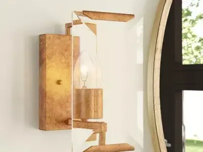 Fouke 1 - Light Dimmable Armed Sconce Free 3D model