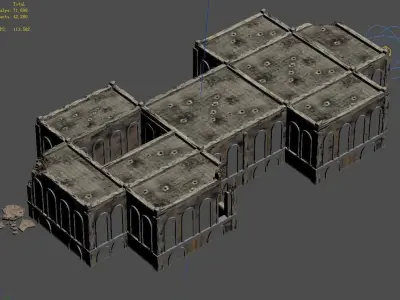 The future - urban waste virtual 02 3D model