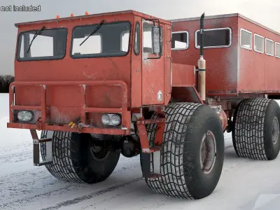  Antarctica Snow Vehicle 