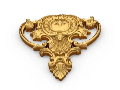 Classic carved decor ornament 471 3D print model purchase