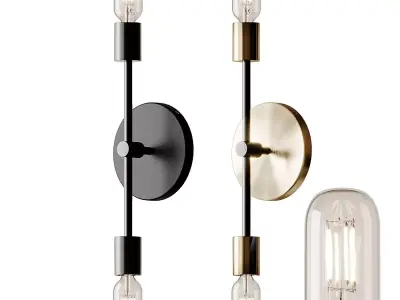 Mobile 2-Light Sconce 3D model